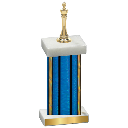 Single Blue Glacier Chess Trophy