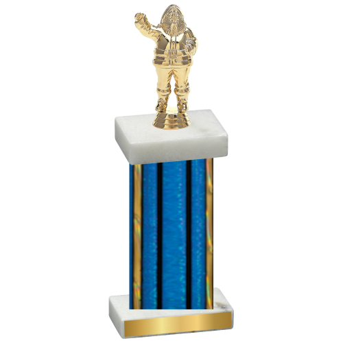 Single Blue Glacier Holiday Trophy