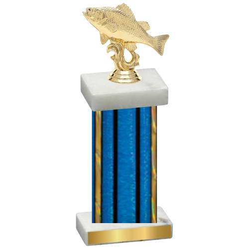 Single Blue Glacier Fishing Trophy