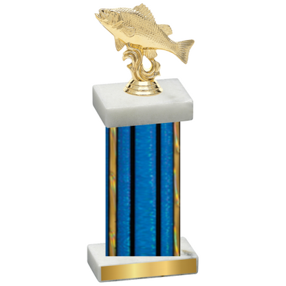 Single Blue Glacier Fishing Trophy