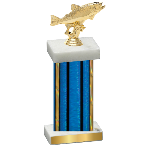 Single Blue Glacier Fishing Trophy