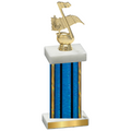 Single Blue Glacier Music Trophy