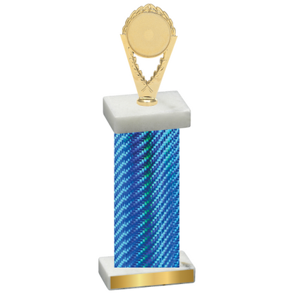 Single Blue Carbon Fiber Insert Trophy