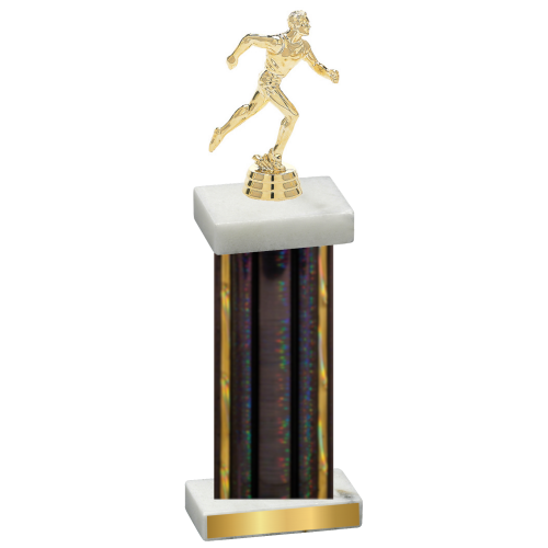 Single Black Glacier Running Trophy