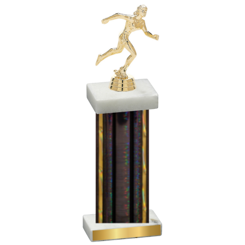 Single Black Glacier Running Trophy