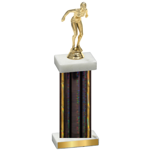 Single Black Glacier Tennis Trophy