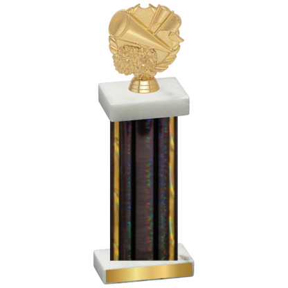 Single Black Glacier Cheerleading Trophy