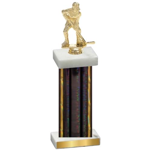 Single Black Glacier Hockey Trophy