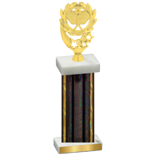 Single Black Glacier Pickleball Trophy