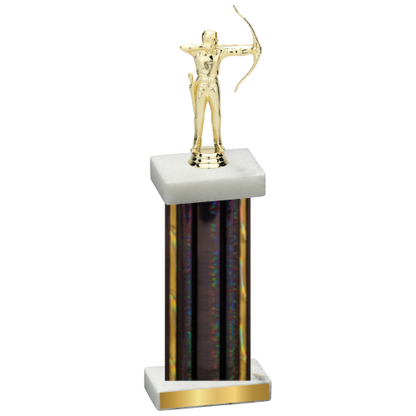 Single Black Glacier Archery Trophy