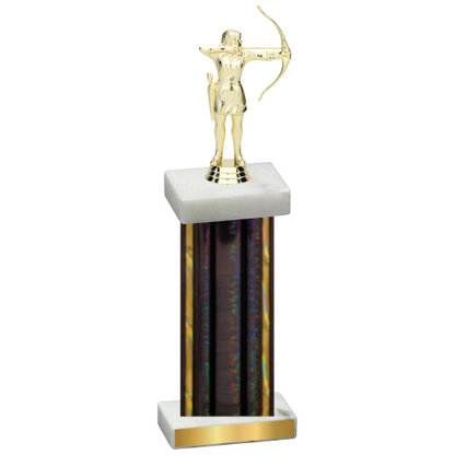 Single Black Glacier Archery Trophy