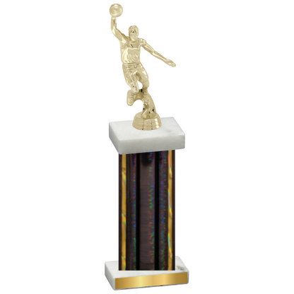 Single Black Glacier Basketball Trophy