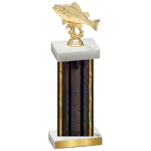 Single Black Glacier Fishing Trophy