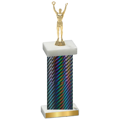 Single Black Carbon Fiber Victory Trophy