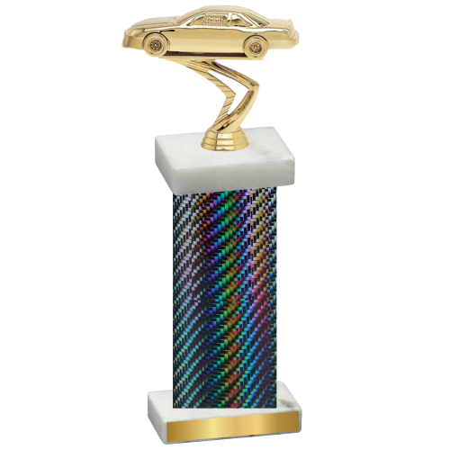 Single Black Carbon Fiber Cars Trophy