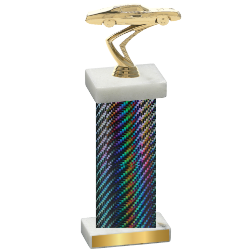 Single Black Carbon Fiber Cars Trophy