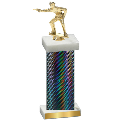 Single Black Carbon Fiber Shooter Trophy