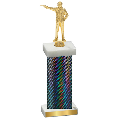 Single Black Carbon Fiber Shooter Trophy