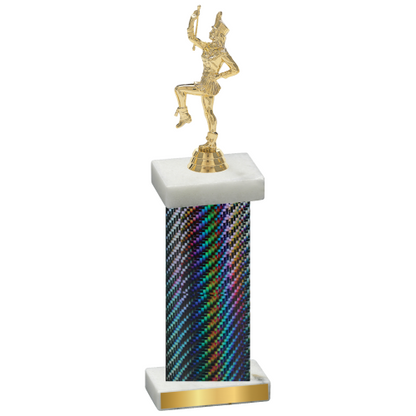 Single Black Carbon Fiber Majorette Trophy