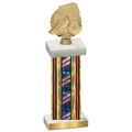 Single Flag USA Soccer Trophy