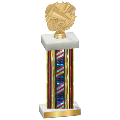 Single Flag USA Cheerleading Trophy