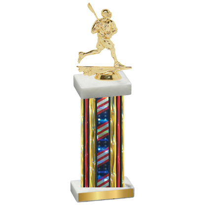 Single Flag USA Lacrosse Trophy