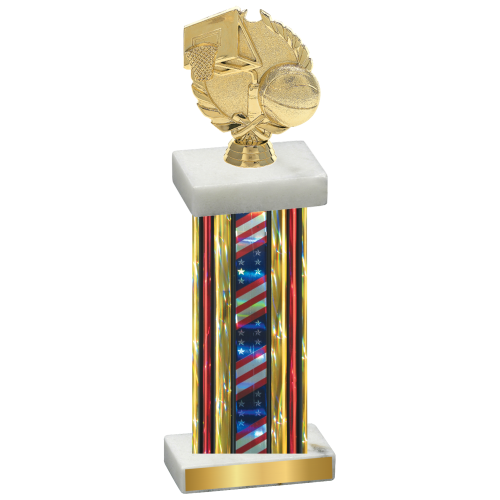 Single Flag USA Basketball Trophy