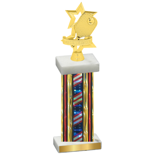 Single Flag USA Pickleball Trophy