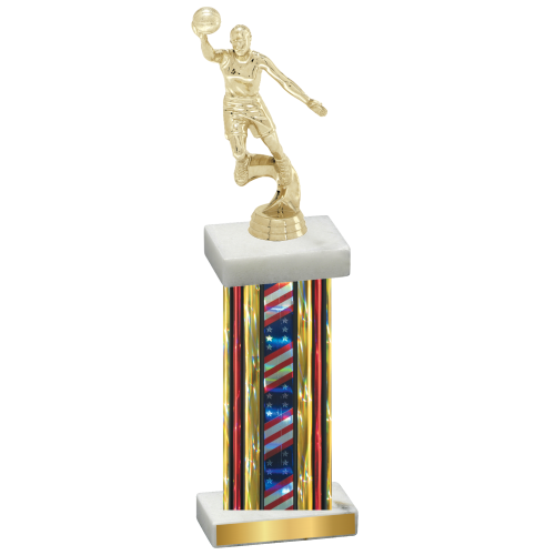 Single Flag USA Basketball Trophy