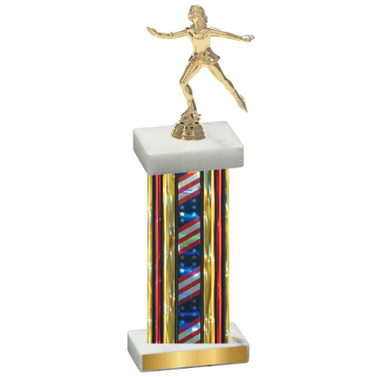 Single Flag USA Skater Trophy