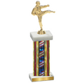 Single Flag USA Karate Trophy
