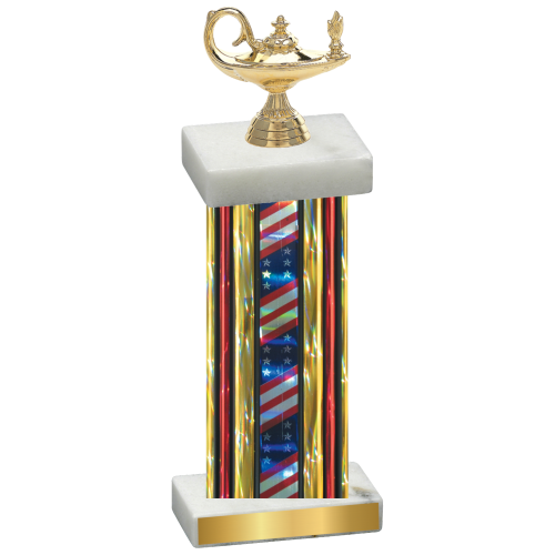 Single Flag USA Academics Trophy