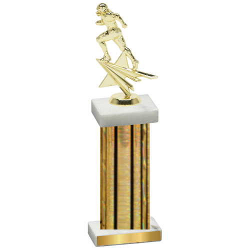 Single Gold Glacier Football Trophy