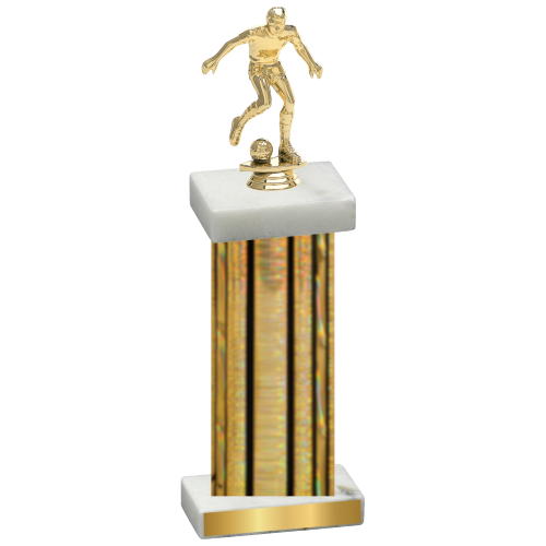 Single Gold Glacier Soccer Trophy