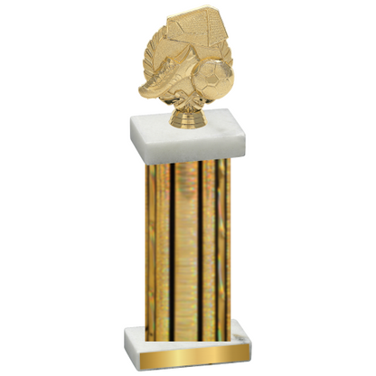 Single Gold Glacier Soccer Trophy