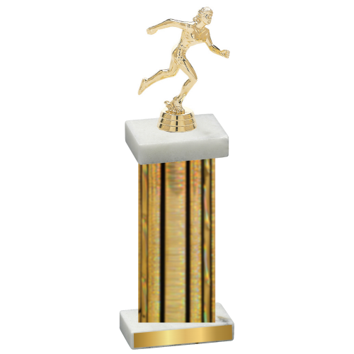 Single Gold Glacier Running Trophy