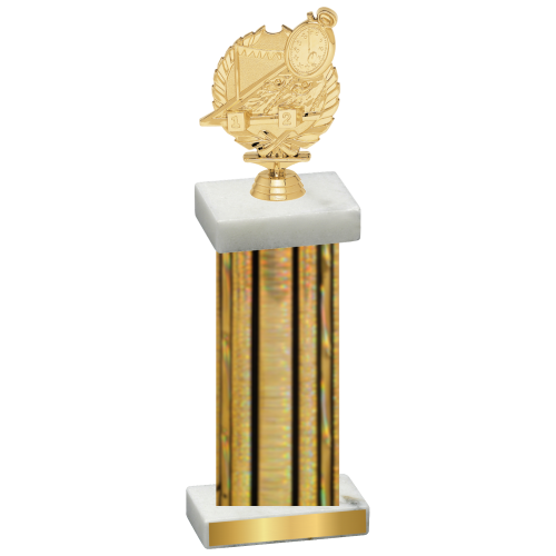 Single Gold Glacier Swimming Trophy