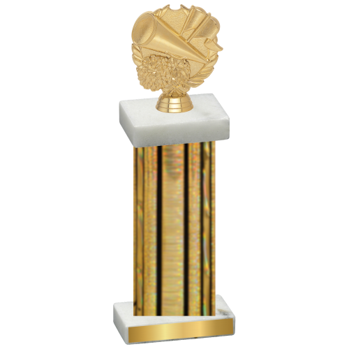 Single Gold Glacier Cheerleading Trophy