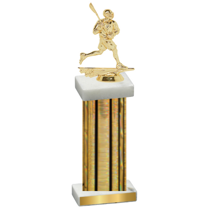 Single Gold Glacier Lacrosse Trophy