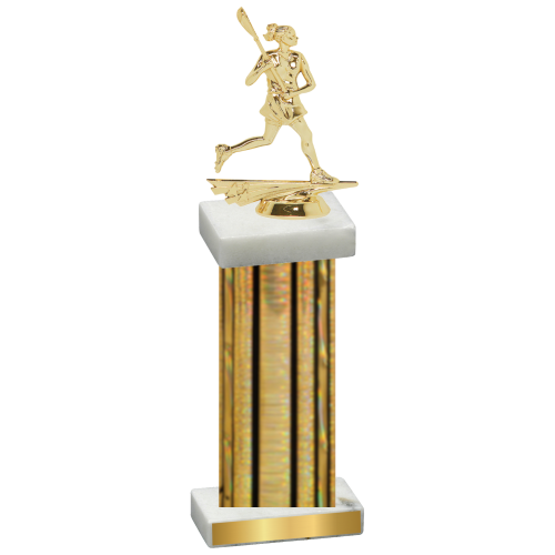 Single Gold Glacier Lacrosse Trophy