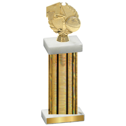 Single Gold Glacier Basketball Trophy