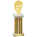 Single Gold Glacier Pickleball Trophy