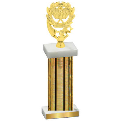 Single Gold Glacier Pickleball Trophy