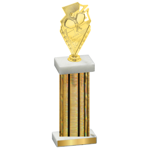 Single Gold Glacier Pickleball Trophy