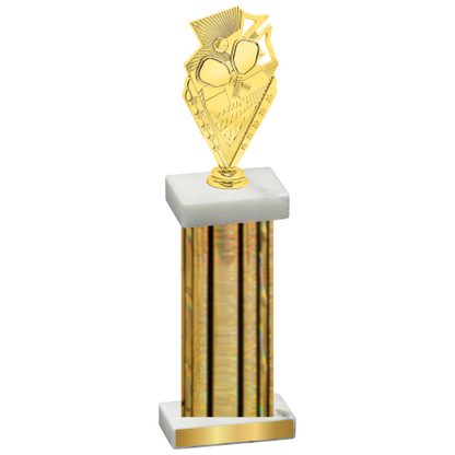 Single Gold Glacier Pickleball Trophy