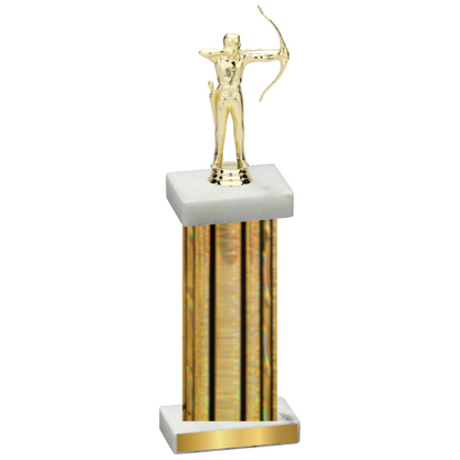 Single Gold Glacier Archery Trophy