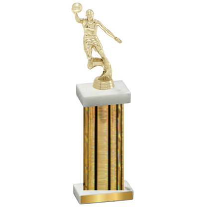 Single Gold Glacier Basketball Trophy