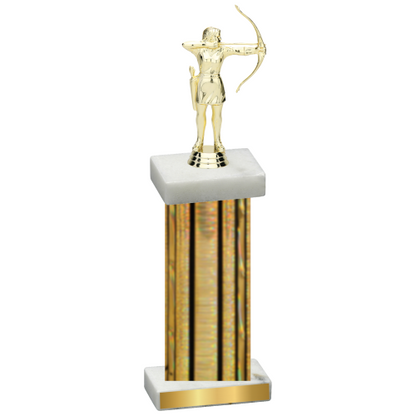 Single Gold Glacier Archery Trophy