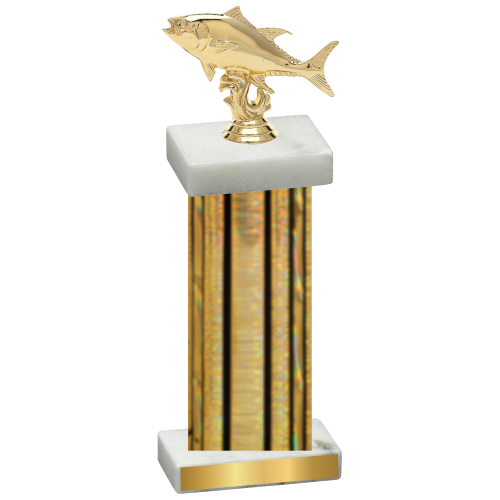 Single Gold Glacier Fishing Trophy