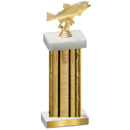 Single Gold Glacier Fishing Trophy